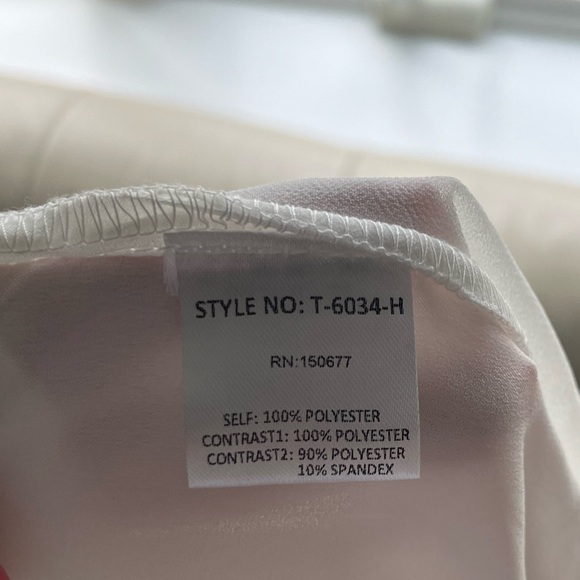 2 for $10 NWT Split Color Tie Shoulder Bodysuit - Picture 4 of 4